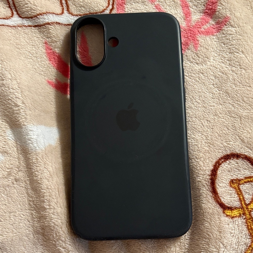 Apple Midnight Black Silicone Case